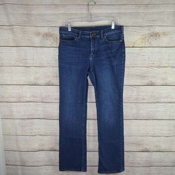 Duluth Trading Company Women's Daily DuluthFlex Denim Bootcut Jeans Size 12x33 - Picture 1 of 9